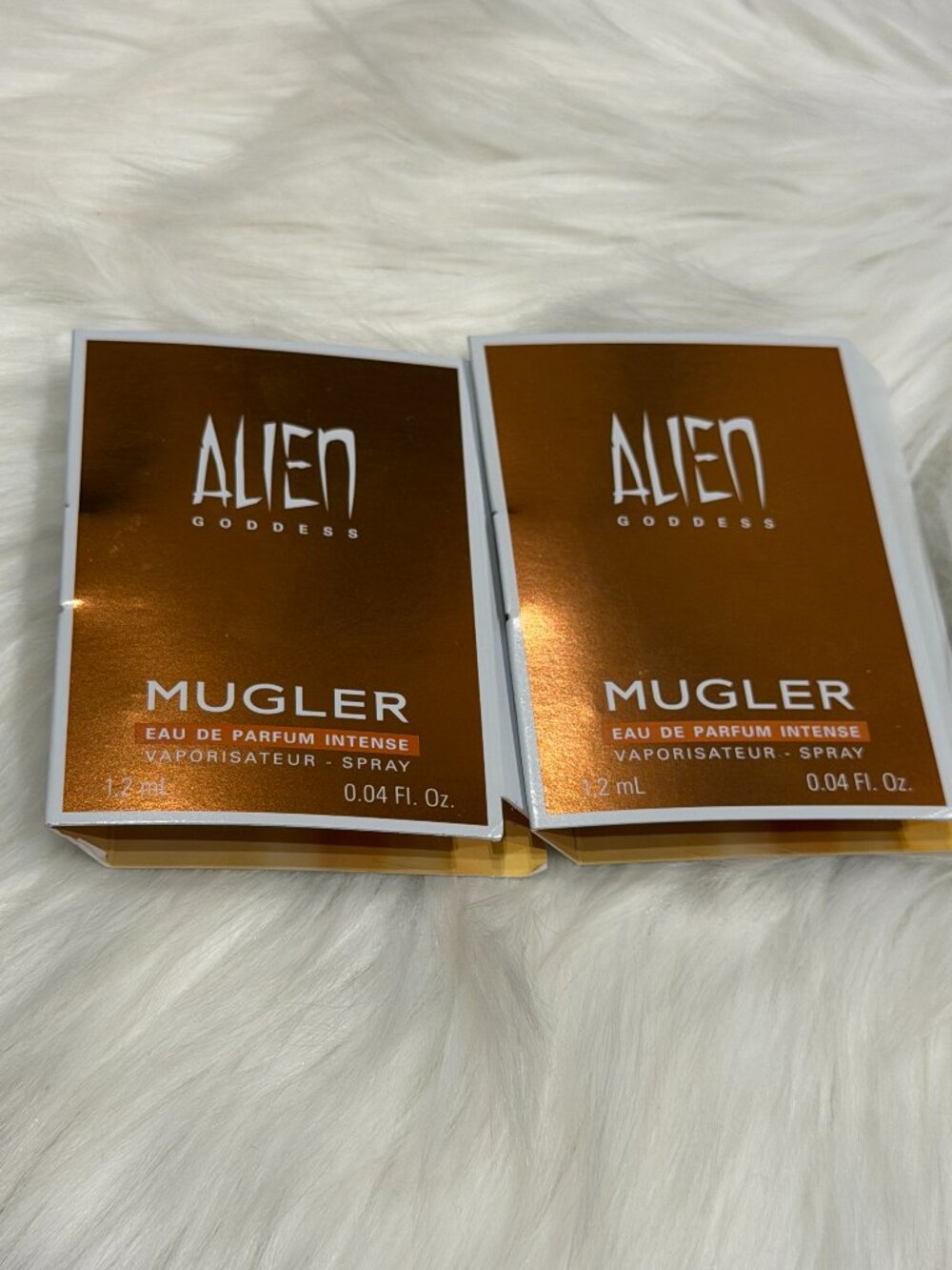 🎁5 For $25 New! Alien Goddess Mugler Sample Spray Card 1.2 ml 2X